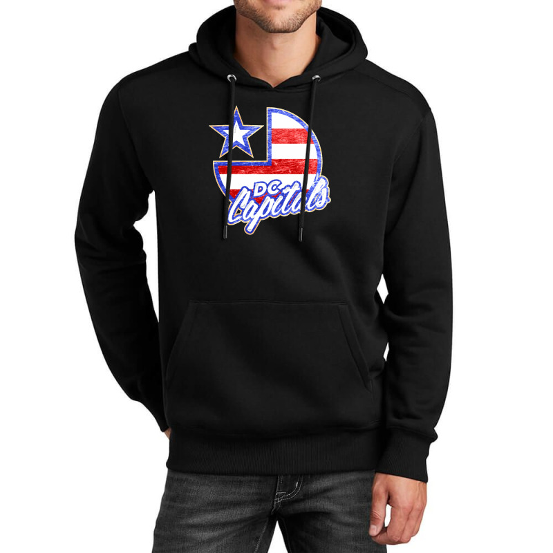 Dc Capitals Retro America Unisex Hoodie by cm-arts | Artistshot