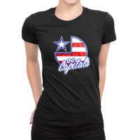 Dc Capitals Retro America Ladies Fitted T-shirt | Artistshot