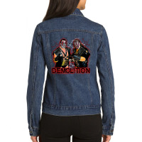 Demolition Ladies Denim Jacket | Artistshot