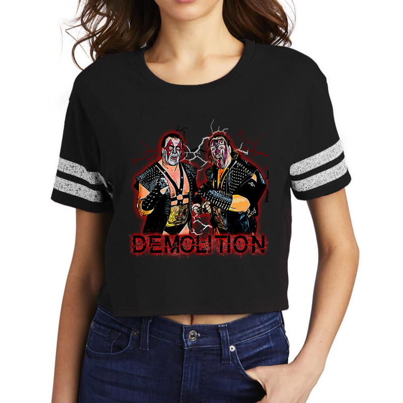 Demolition Scorecard Crop Tee by atereabag | Artistshot