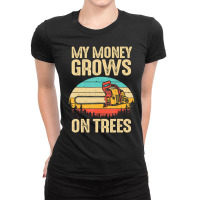 Arborist Logger Men Cool Tree Climber Lumberjack Ladies Fitted T-shirt | Artistshot