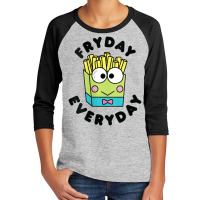 Womens Keroppi French Fries Fryday Friday Everyday V-neck Youth 3/4 Sleeve | Artistshot