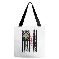 Gamer American Flag For Light Tote Bags | Artistshot