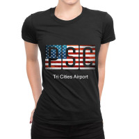 Psc Tri Cities Airport Ladies Fitted T-shirt | Artistshot