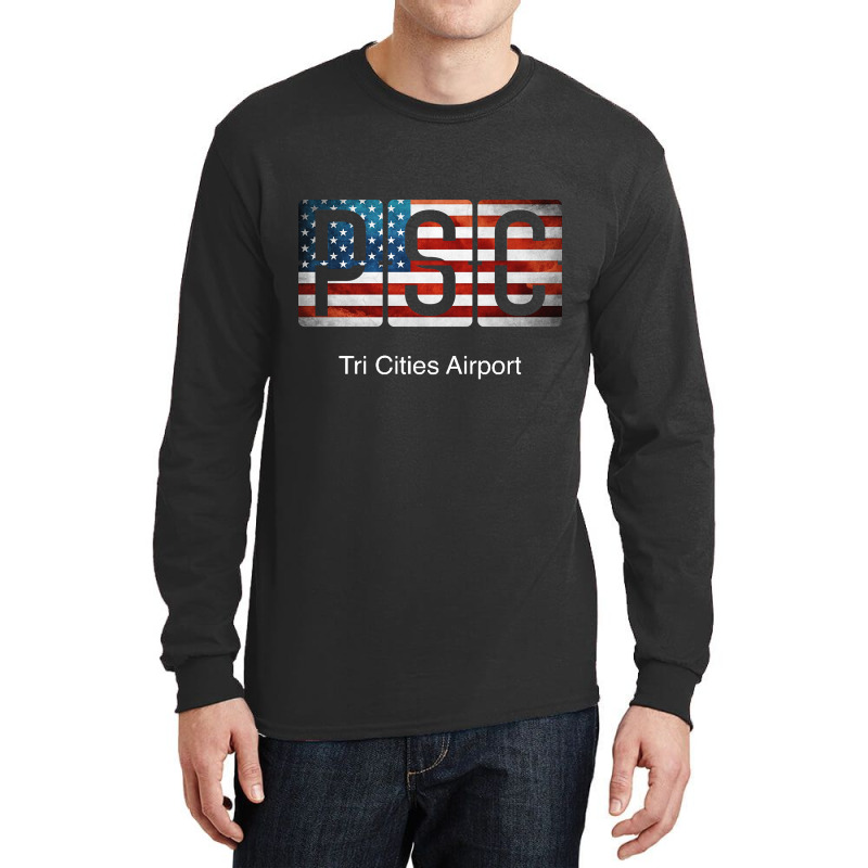 Psc Tri Cities Airport Long Sleeve Shirts by fenderbendable | Artistshot