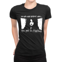 Horor You Get A Lifetime Death Sandman Ladies Fitted T-shirt | Artistshot