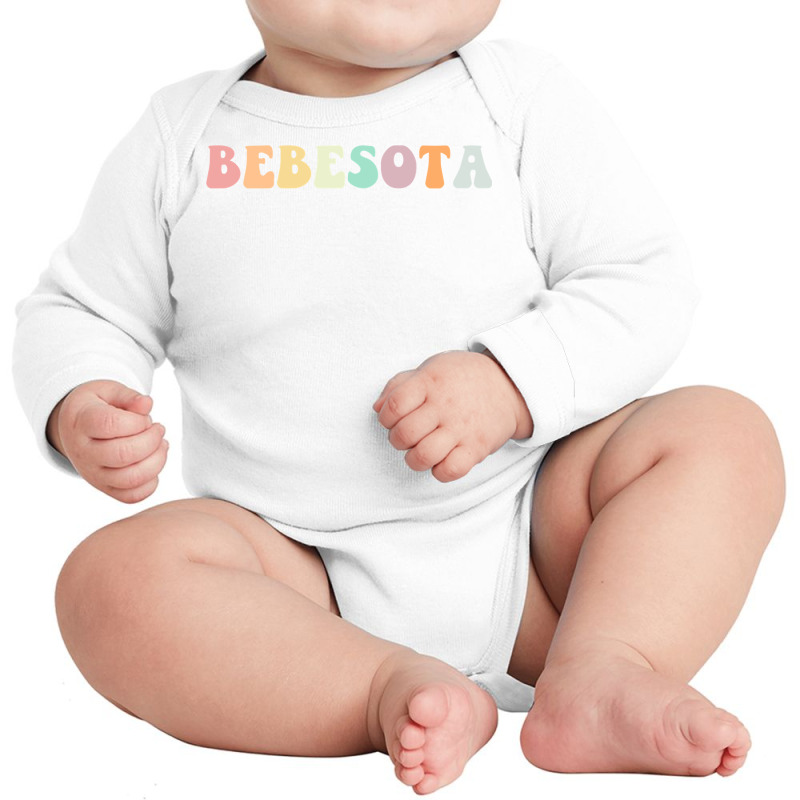 Bebesota Latina Retro Sweatshirt Long Sleeve Baby Bodysuit by cm-arts | Artistshot