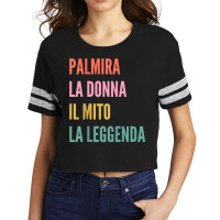 Funny Italian First Name Design   Palmira T Shirt Scorecard Crop Tee | Artistshot