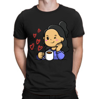 Cute Take It Away Coffee Designs  Girl With Coffee  Gift Idea For Girl T-shirt | Artistshot