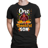 Thanksgiving Turkey Thanksgiving Day November 24 One Thankful Son T-shirt | Artistshot