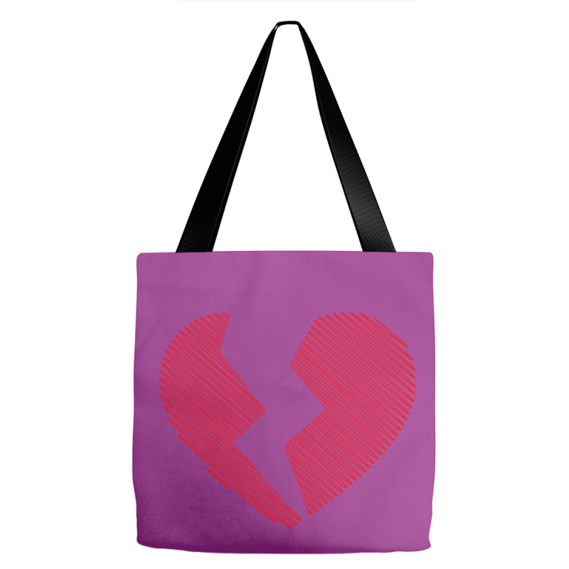 Broken Heart Tee Tote Bags | Artistshot