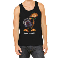 Thanksgiving Turkey Thanksgiving Eat Pizza Save A Turkey Tank Top | Artistshot