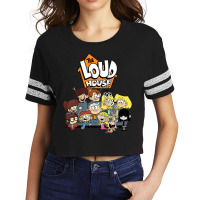 Kids The Loud House Loud Siblings On Couch Scorecard Crop Tee | Artistshot