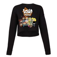 Kids The Loud House Loud Siblings On Couch Cropped Sweater | Artistshot