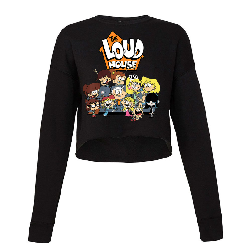 Kids The Loud House Loud Siblings On Couch Cropped Sweater by BuenaFukui | Artistshot