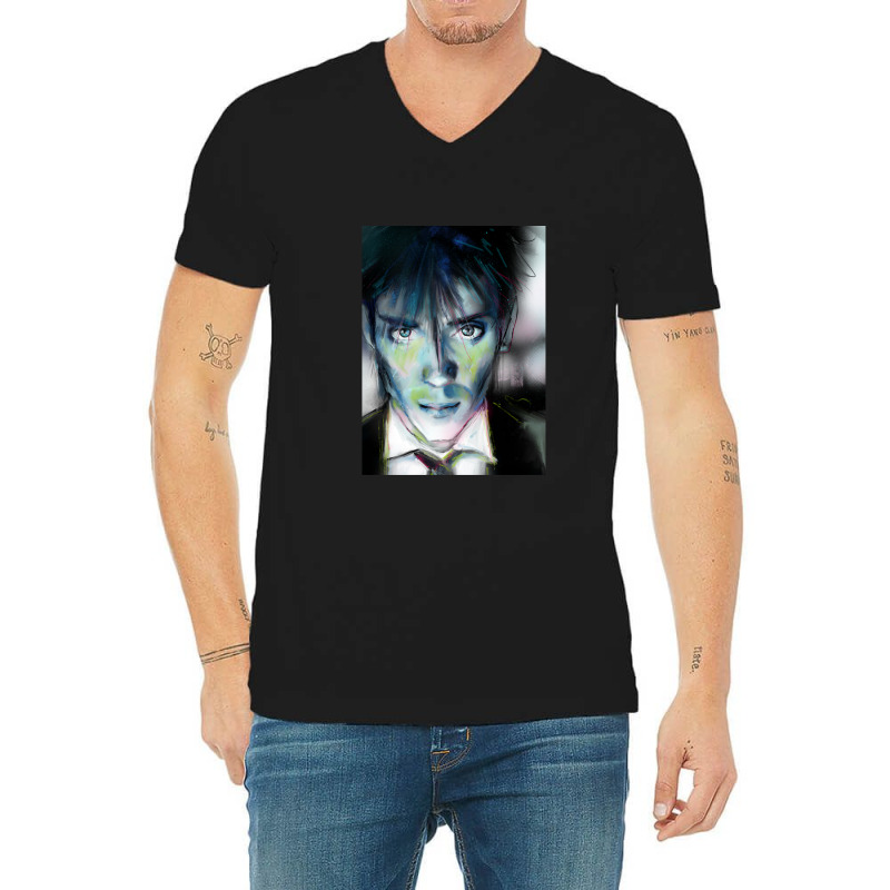 Indigo Eyes V-neck Tee | Artistshot