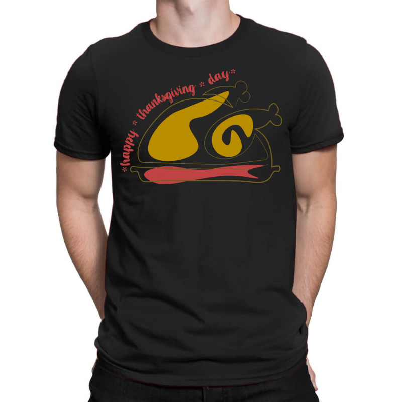 Thanksgiving Turkey Thanksgiving Turkey Lettering Happy Thanksgiving D T-shirt | Artistshot