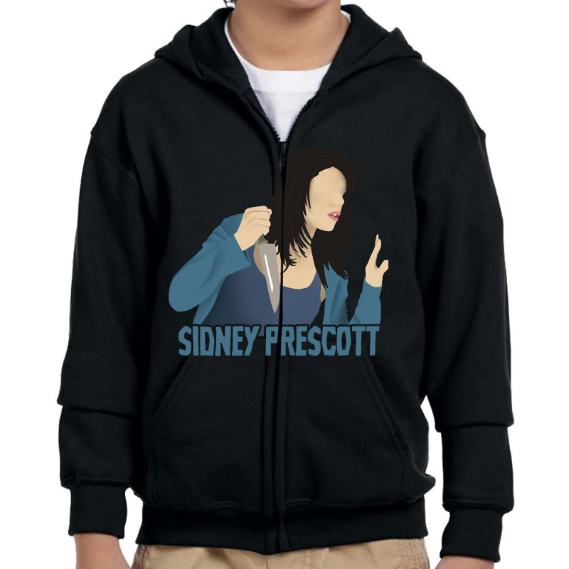 Sidney Prescott Minimalist Youth Zipper Hoodie by Quick Scully | Artistshot