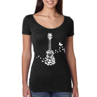 Ukulele Gift T  Shirt A Four String Ukulele Instrument With Beautiful Women's Triblend Scoop T-shirt | Artistshot