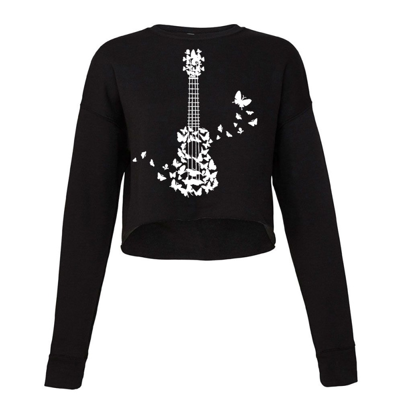 Ukulele Gift T  Shirt A Four String Ukulele Instrument With Beautiful Cropped Sweater by gstamm | Artistshot