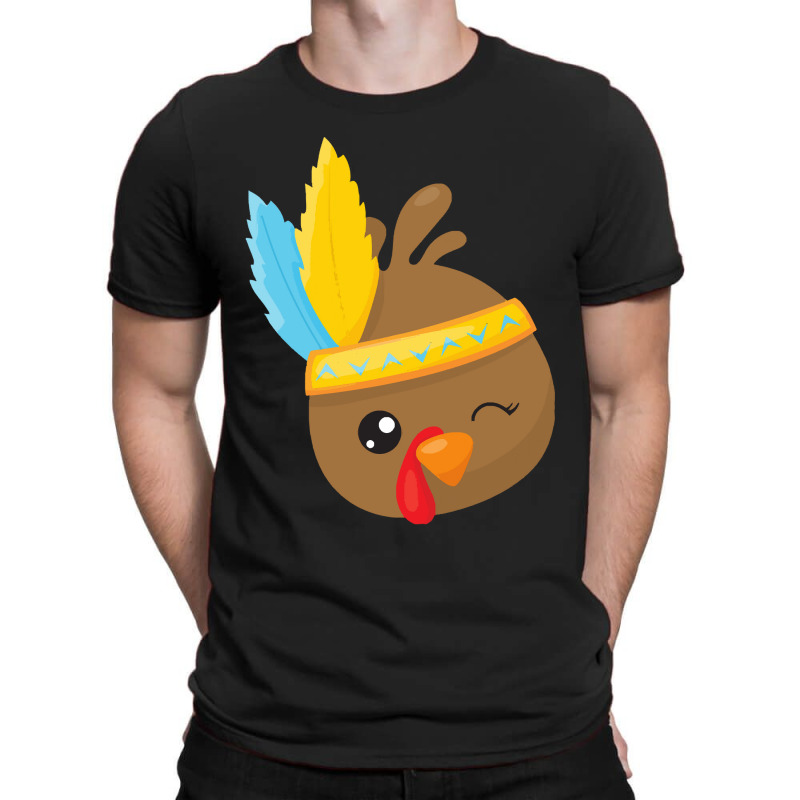 Thanksgiving Turkey Thanksgiving Turkey, Brown Turkey, Feathers T-shirt | Artistshot