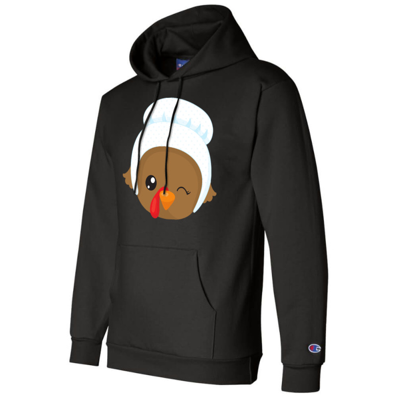 Thanksgiving Turkey Thanksgiving Turkey, Brown Turkey, Pilgrim Bonnet Champion Hoodie | Artistshot