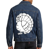 Thanksgiving Turkey Turkey Birds Men Denim Jacket | Artistshot