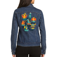 Tokyo Zoo Ladies Denim Jacket | Artistshot