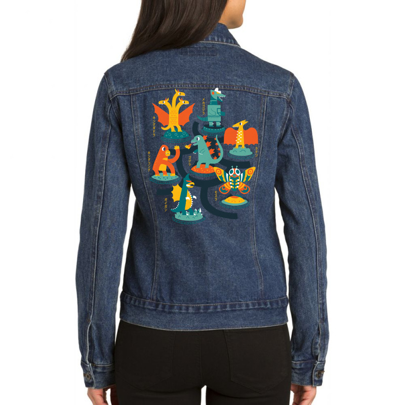 Tokyo Zoo Ladies Denim Jacket by kentuckykonpha9 | Artistshot