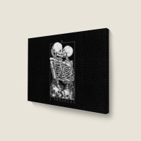 The Skull Telling Lovers 1 Landscape Canvas Print | Artistshot