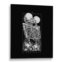 The Skull Telling Lovers 1 Metal Print Vertical | Artistshot