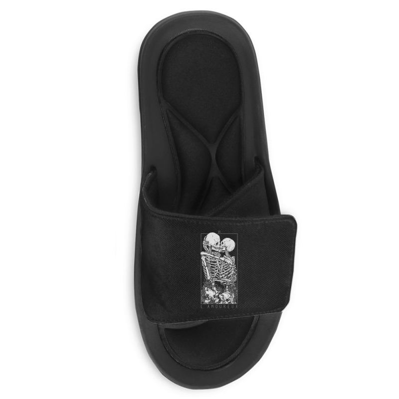 The Skull Telling Lovers 1 Slide Sandal | Artistshot