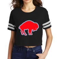 Buffalo Standing Red Scorecard Crop Tee | Artistshot