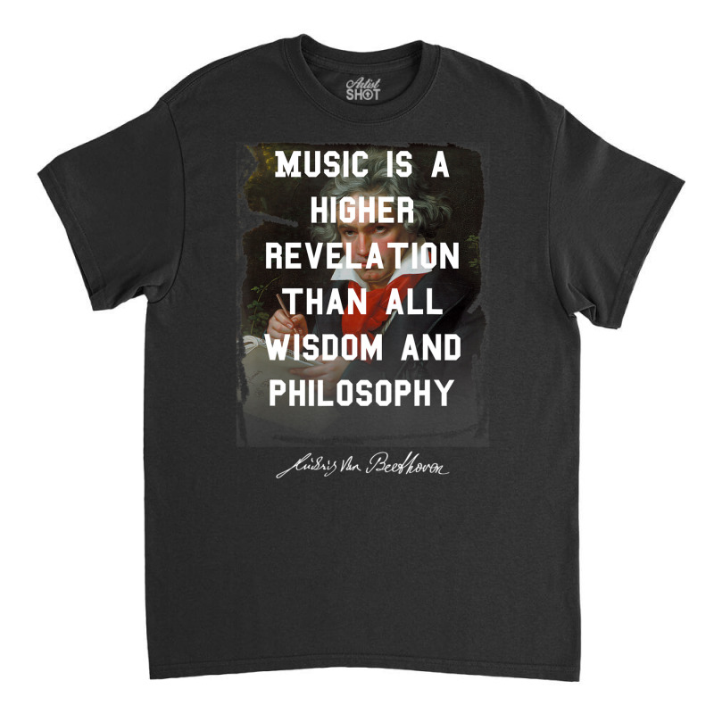 Beethoven Ludvig Van Beethoven Music Classic T-shirt by cm-arts | Artistshot