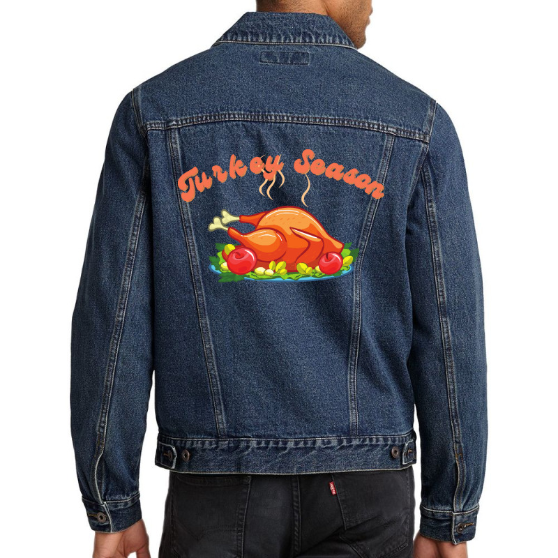 Thanksgiving Turkey Turkey Season Men Denim Jacket | Artistshot