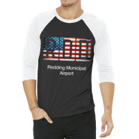 Rdd Redding Municipal Airport 3/4 Sleeve Shirt | Artistshot