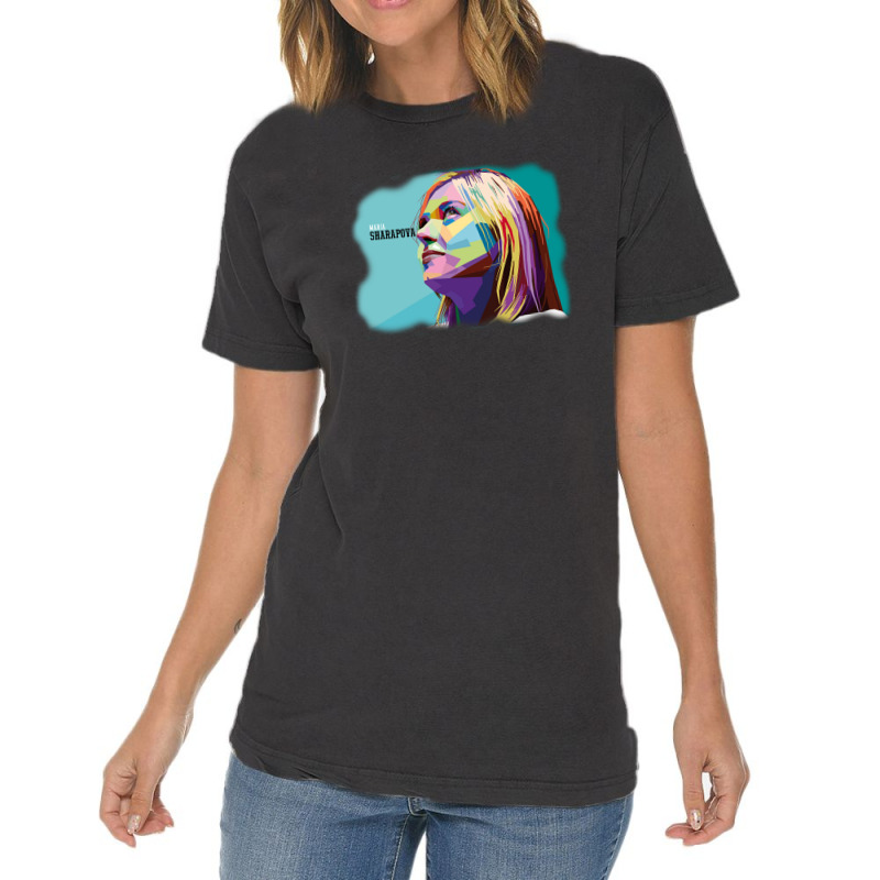 Maria Sharapova 1 Vintage T-Shirt by keydragon860606 | Artistshot