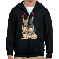 Malinois T  Shirt Malinois Dogs T  Shirt Youth Zipper Hoodie | Artistshot