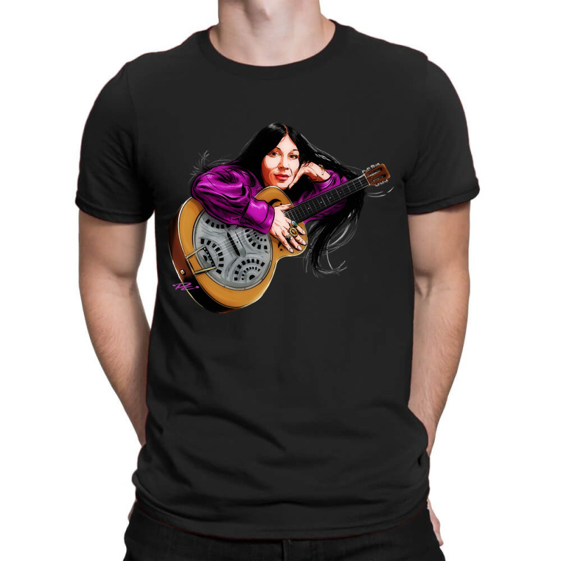 Buffy Sainte Marie - An Illustration By Paul Cemmick T-shirt | Artistshot