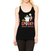 Groovy Ghost Spooky Endoscopy Technician Halloween Costumes Racerback Tank | Artistshot