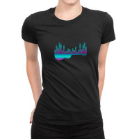 Music Instruments Techno Guitar Clef Ladies Fitted T-shirt | Artistshot