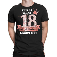 18 & Fabulous I Rose And Black Party Group Candid Photo Item T-shirt | Artistshot