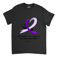 Breaking The Silence Helps Stop Domestic Violence (survivors Unite) Classic T-shirt | Artistshot