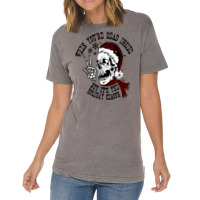 Dead Inside But It's Holiday Season,christmas Santa Skeleton T Shirt Vintage T-shirt | Artistshot