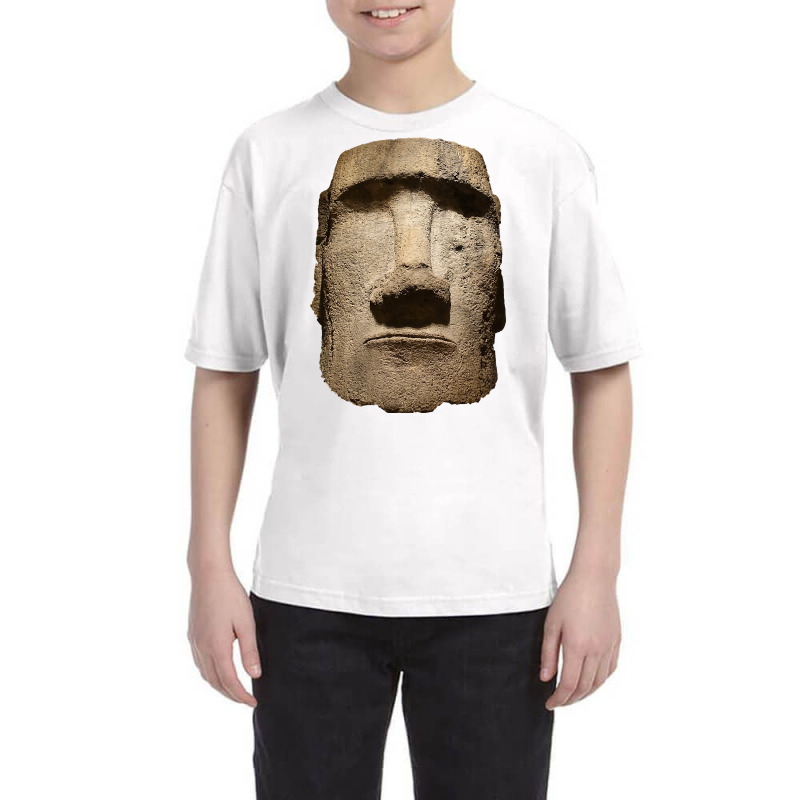 Easter Island Moai Statue Monolith World Mystery Youth Tee | Artistshot