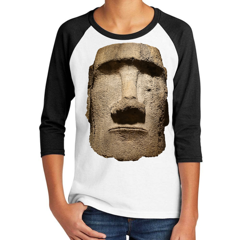 Easter Island Moai Statue Monolith World Mystery Youth 3/4 Sleeve | Artistshot