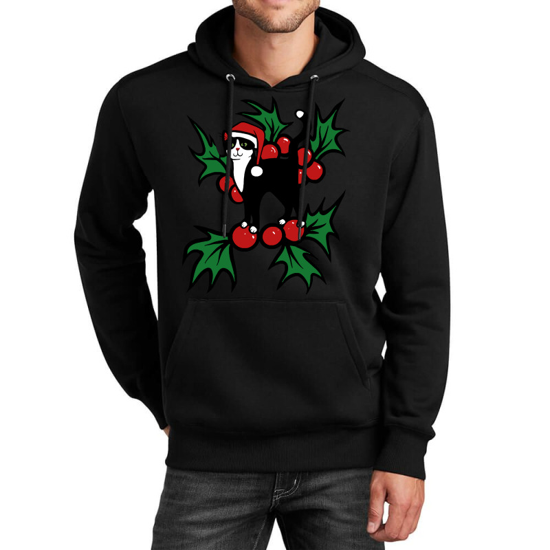 Tuxedo Cat Christmas Tuxedo Cat Christmas Unisex Hoodie | Artistshot