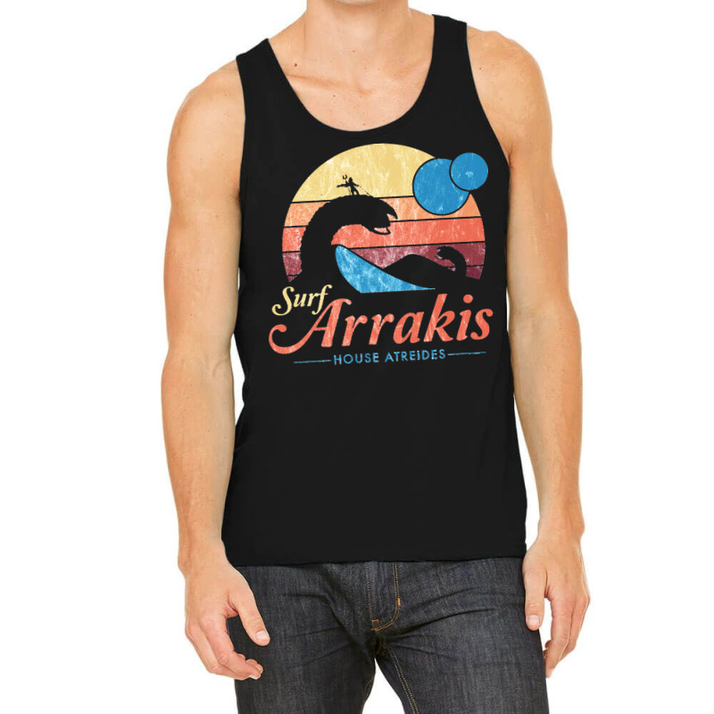 Arrakis Vintage Distressed Surf Tank Top by cm-arts | Artistshot