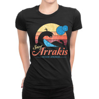 Arrakis Vintage Distressed Surf Ladies Fitted T-shirt | Artistshot