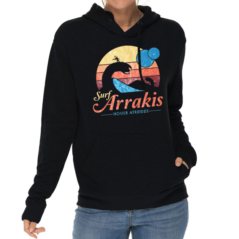 Arrakis Vintage Distressed Surf Lightweight Hoodie by cm-arts | Artistshot